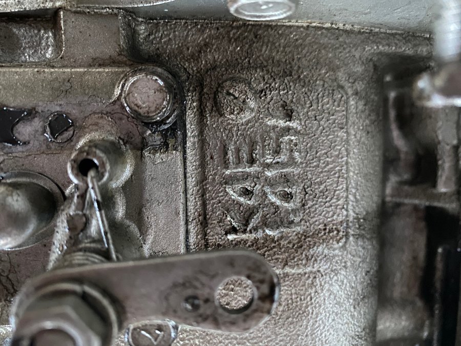 Nahaufnahme eines Bootsmotors